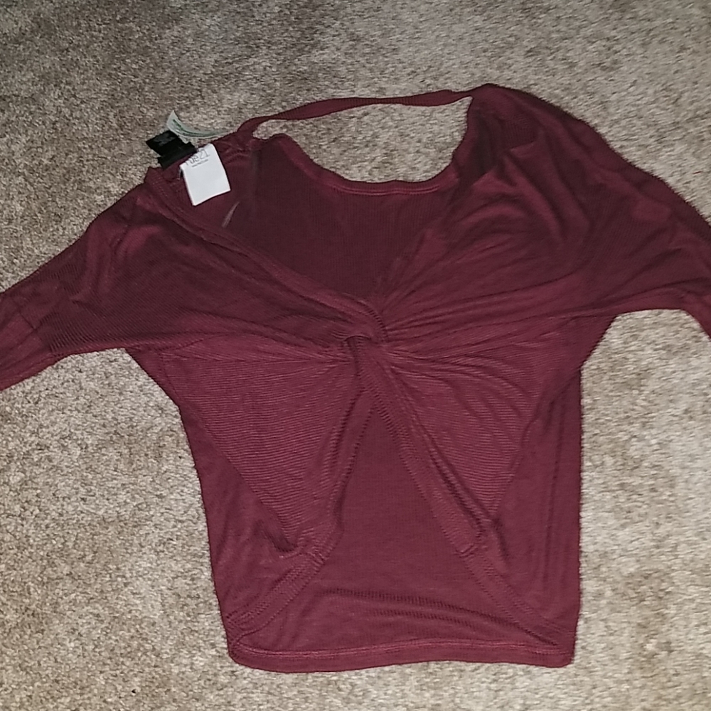 Brand new rue 21 maroon shirt